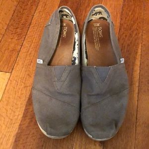 TOMS Gray Canvas Classic